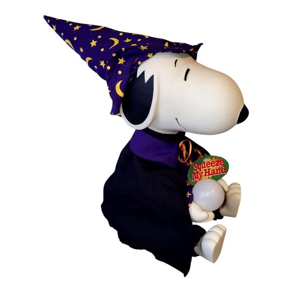 Vtg 1997 Gemmy Ind. Vinyl Animated Snoopy Halloween Decor Lights, Sound & Motion - Picture 4 of 11